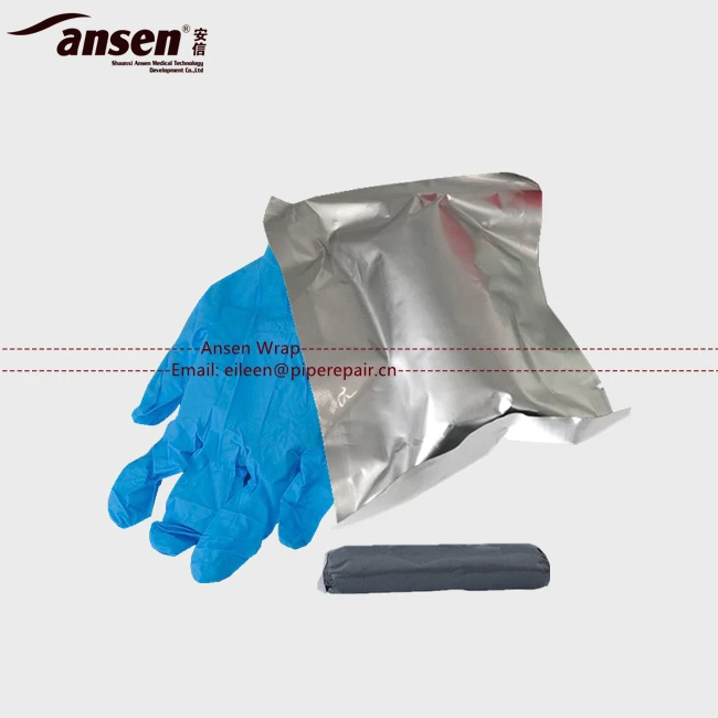 Industrial-strength Fibreglass-reinforced Repair Tape Quick Repair Bandage Pipe Wrap on Oil Gas Pipeline Protection