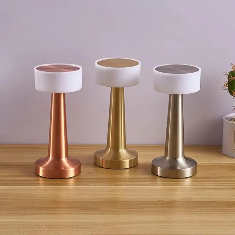 Hot Selling Lampe De Table Light LED Bar Restaurant Decorative Table Lamp Touch Control USB Rechargeable Dimmable Led Table Lamp