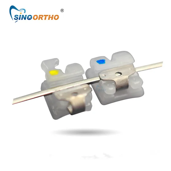 SINO ORTHO High Quality Orthodontic self ligating Ceramic Brackets