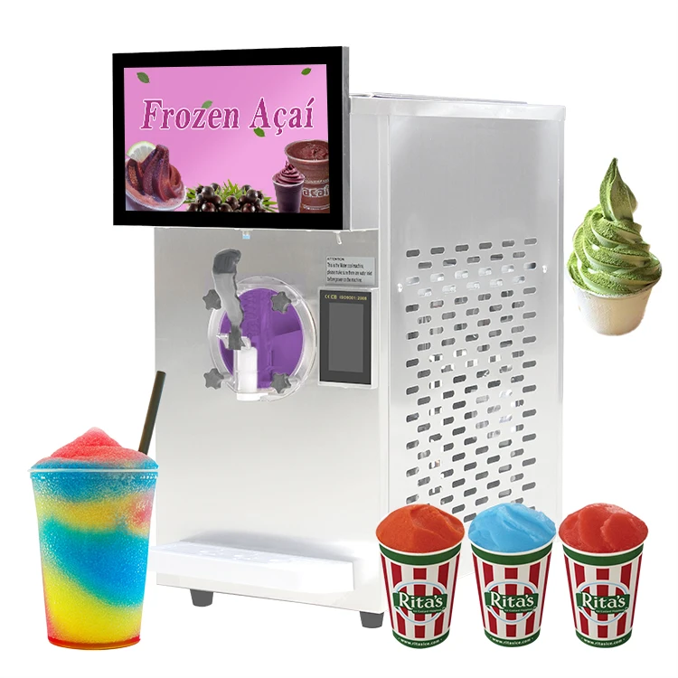 High Quality Large Capacity Automatic Ice Coffee Machine Frozen Slush Machine Milk Sahke Machine