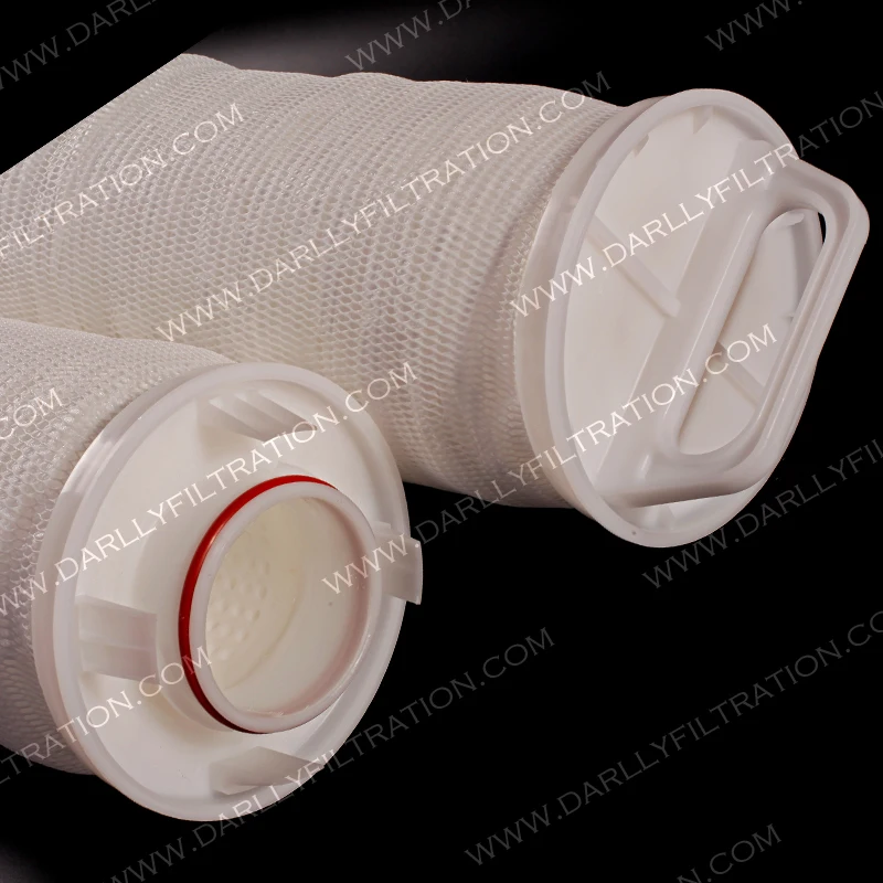 High area pleated 40' 0.5/1/5/10 um High Flow Pleated Filter Cartridge replacement cartridge filter for desalination