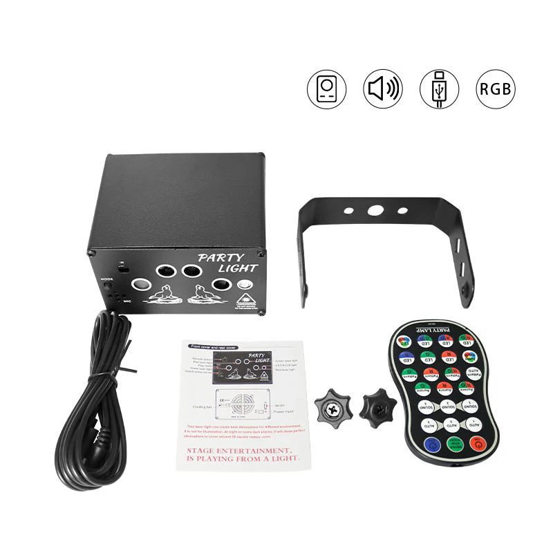 UV Remote projector RGB DJ beam Christmas light Projector Mini disco laser light show party laser light