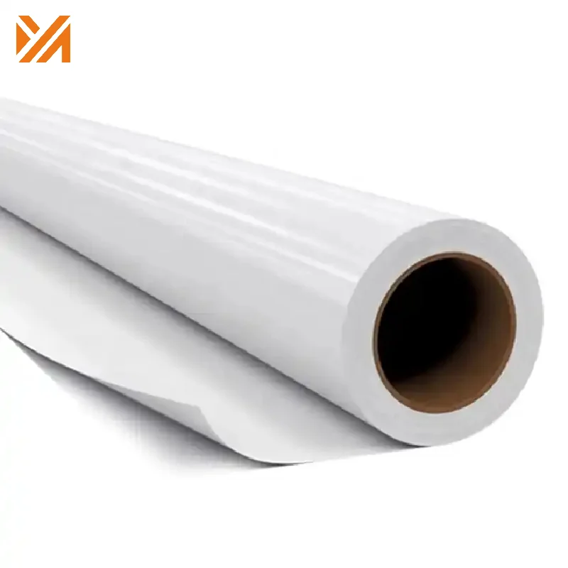 Self Adhesive Vinyl Pvc Printable Decoration Vinyl Sticker Roll White Eco Solvent Printing