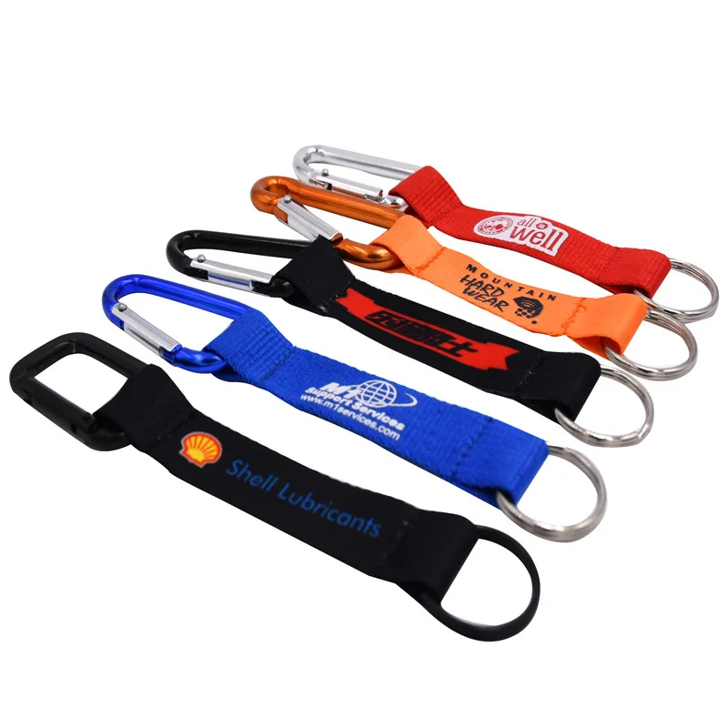 
High Quality Custom Carabiner Keychain Lanyard 