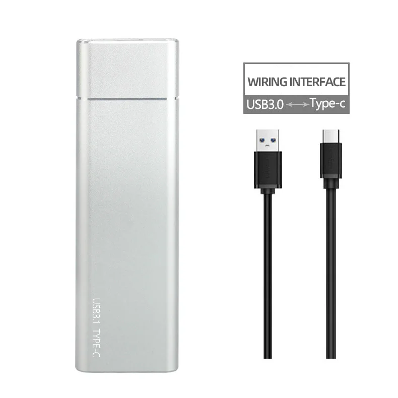  Корпус для мобильного жесткого диска USB3.1 Type C на M.2 NGFF