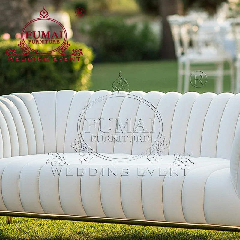 Design Bridal 2 Seater Couple Royal Stage Wedding Luxury Sofa Chair Wedding White Sofa