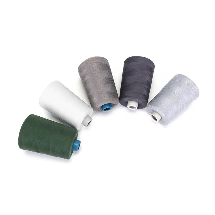 Zibo Taixing Thread Tkt120 40/2 3000yards  Various Color 100% Spun Polyester Sewing Thread 20/3 High Tenacity Sewing Thread