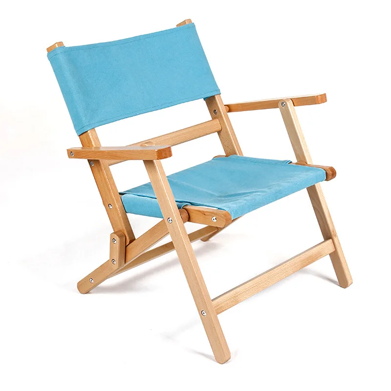 HE-1128,Outdoor Beech Wood Folding Camping Chair Wood BBQ Chairs Canvas Chairs With Carry Bag