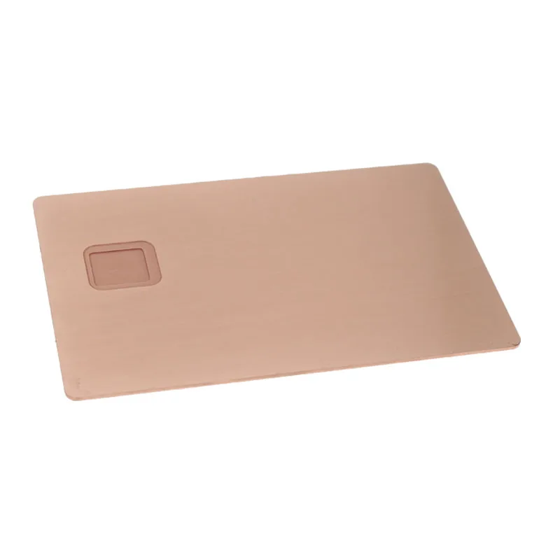 Custom high quality blank business magnetic Smart metal chip card
