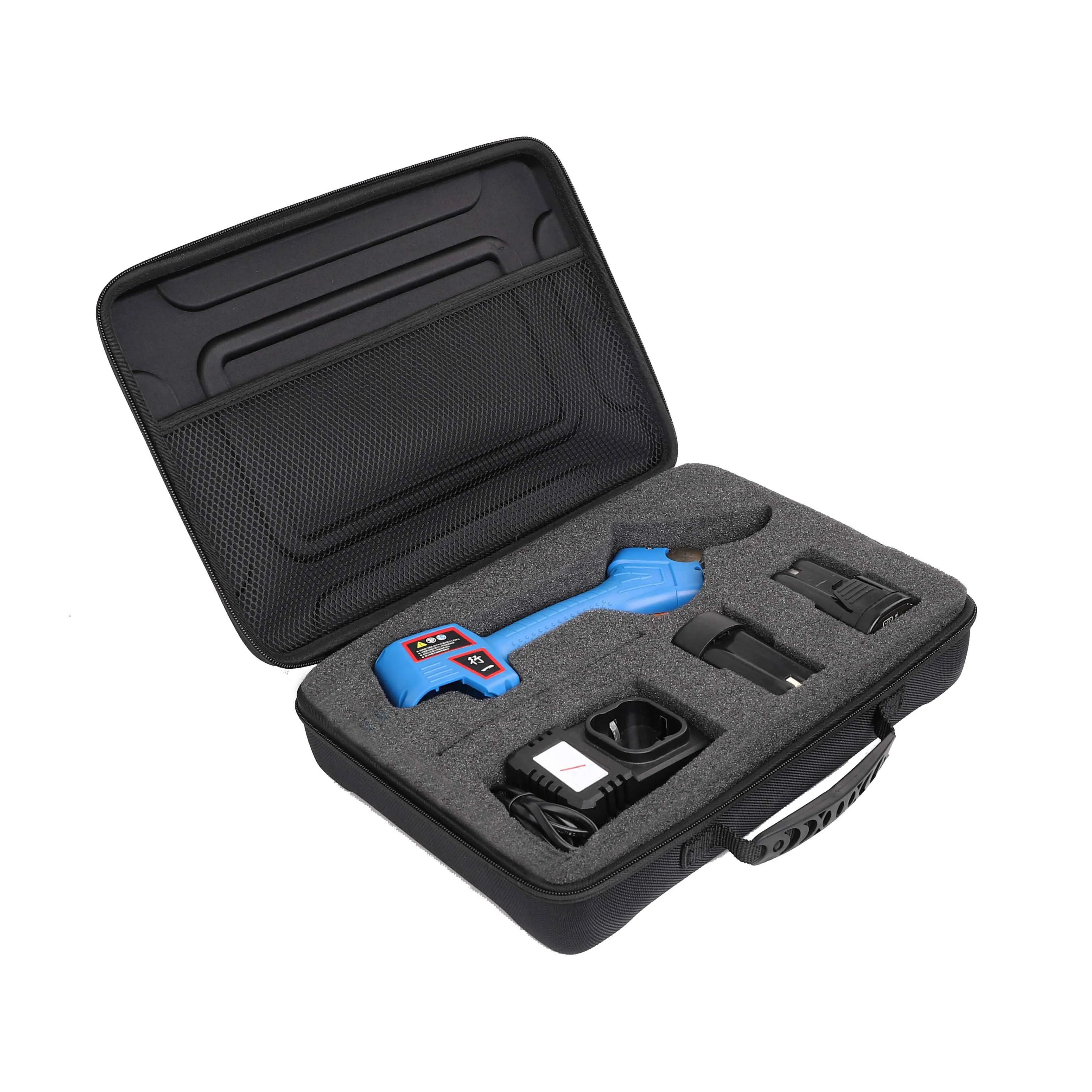 Factory wholesale customized protective EVA carry case with pocket, custom tool case hard shell with zipper