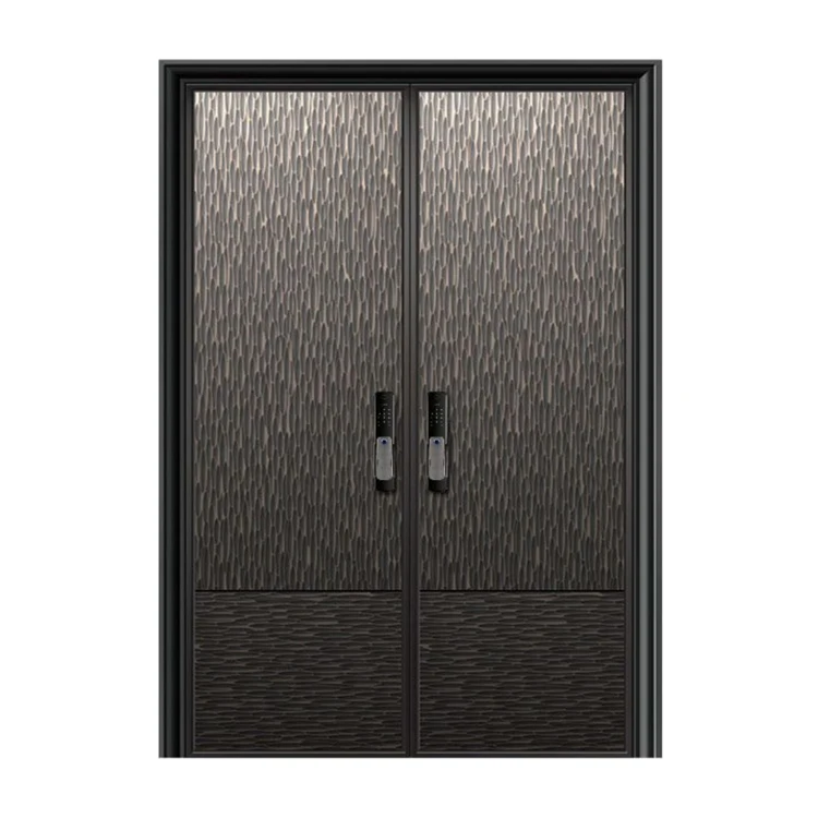 Wholesale Price Double Front Entrance Doors Anti-theft Armorded Door for Villa