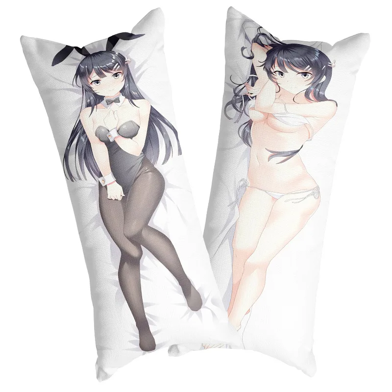 Custom Anime dakimakura pillow case plush double side kawaii anime girl body pillows