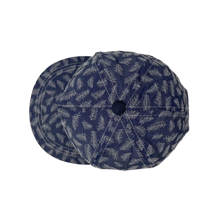 Wholesale full embroidery men baseball caps Customized 5 Panel  Embroidery Baseball Hats Outdoor Sports Men Caps