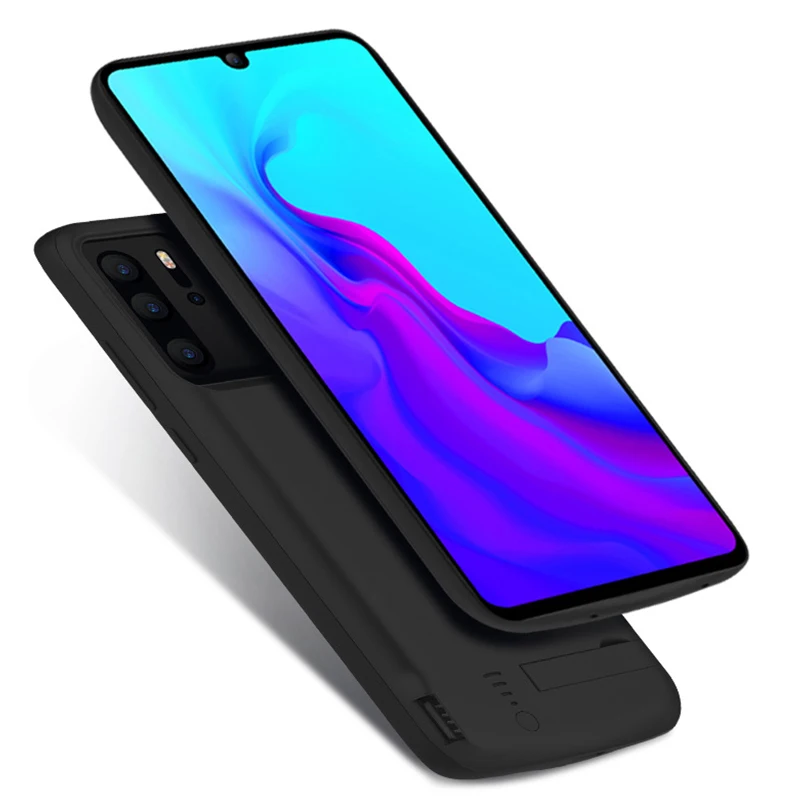  Чехол для зарядного устройства на 5000 мАч Huawei P30 Тонкий чехол портативного задняя крышка внешний блок питания