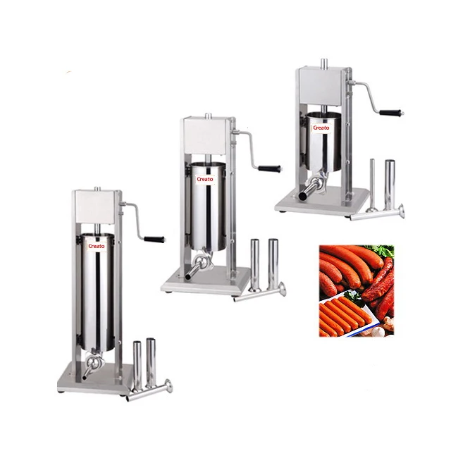 2024 Latest Commercial Sausage Filling Machine Manual Sausage Stuffer New & Used Home Use for Meat Processing