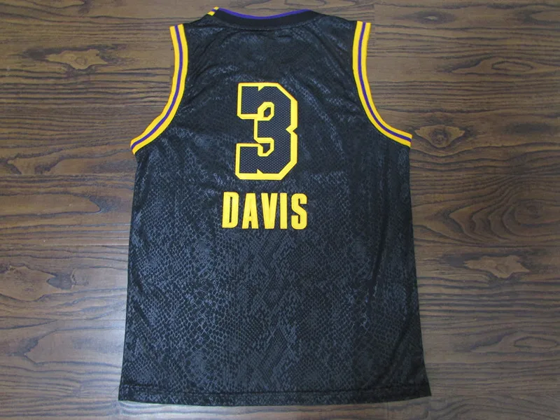 The latest designs for the 2021 season are high quality embroidered basketball jerseys, Anthony Davis No. 3 jersey