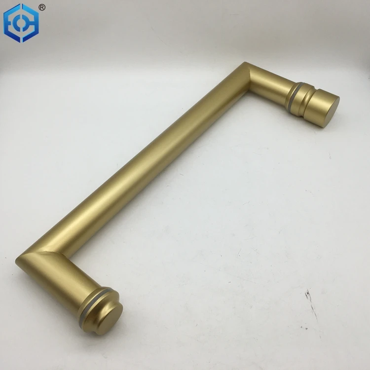 Black White Gold Silver Gun Black Custom Frameless Shower Door Handle