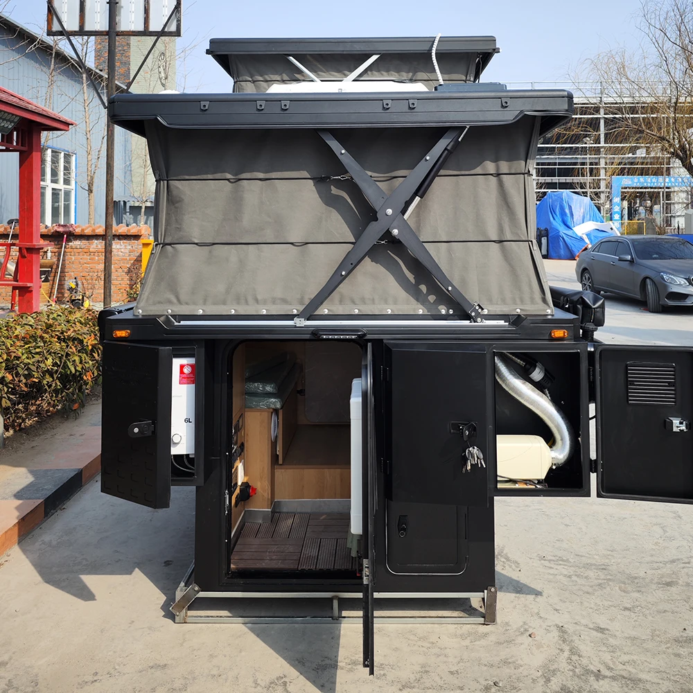 Luxury Mobile Motorhome Caravan Trailers With Toilet Camper Mini Camper Off Road Travel Trailer