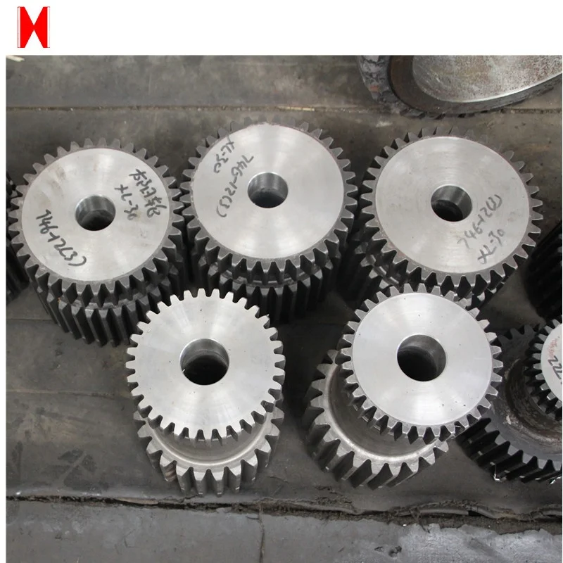 
Carbon Steel Pinion Gear Metal Solid Sun Spur Gear Set 
