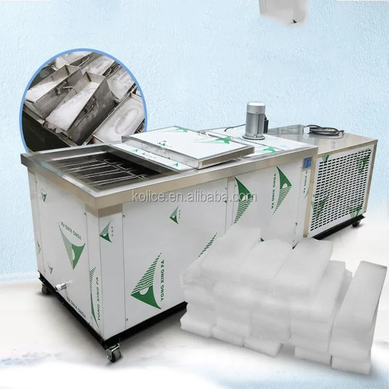 Kolice block ice making machine 500 kg per day,bullet ice tube 500 kg machine from thailand