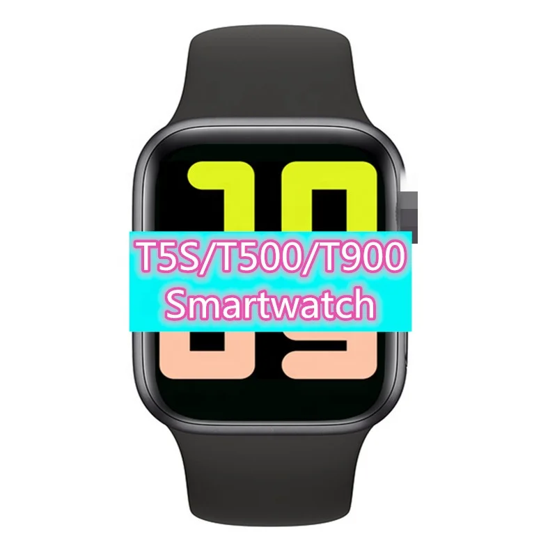 2020 Hot selling Smart Watch T5s Series 5 Smartwatch BT Calling Fitness Sport Smart Wrist Watches T500 Plus Pro IWO 13 PK W34