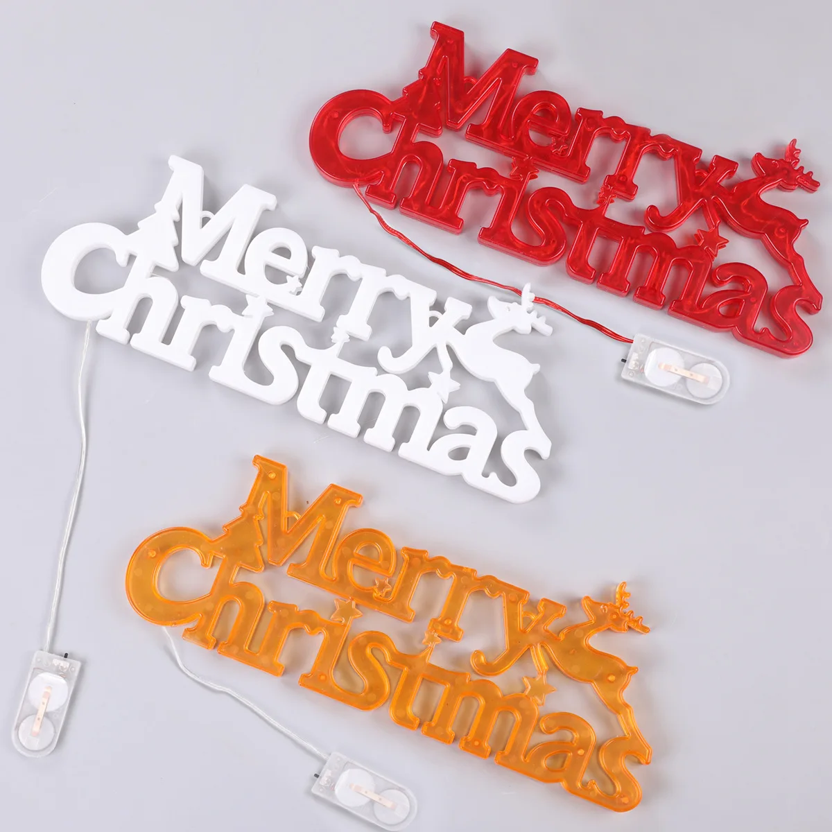 Christmas decoration lights interior party decoration lights merry christmas letters neon lights