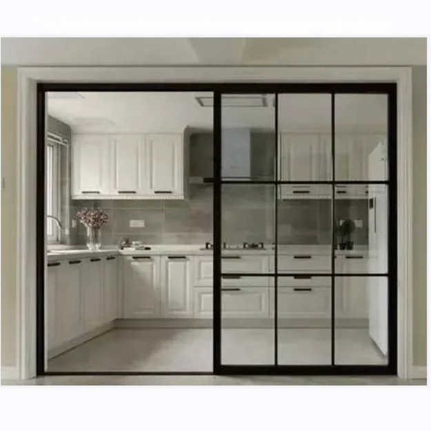 JBDhome Insulated Energy Efficient Toughened Glass Aluminium Sliding Door for Bedroom High Quality Custom Sliding Door