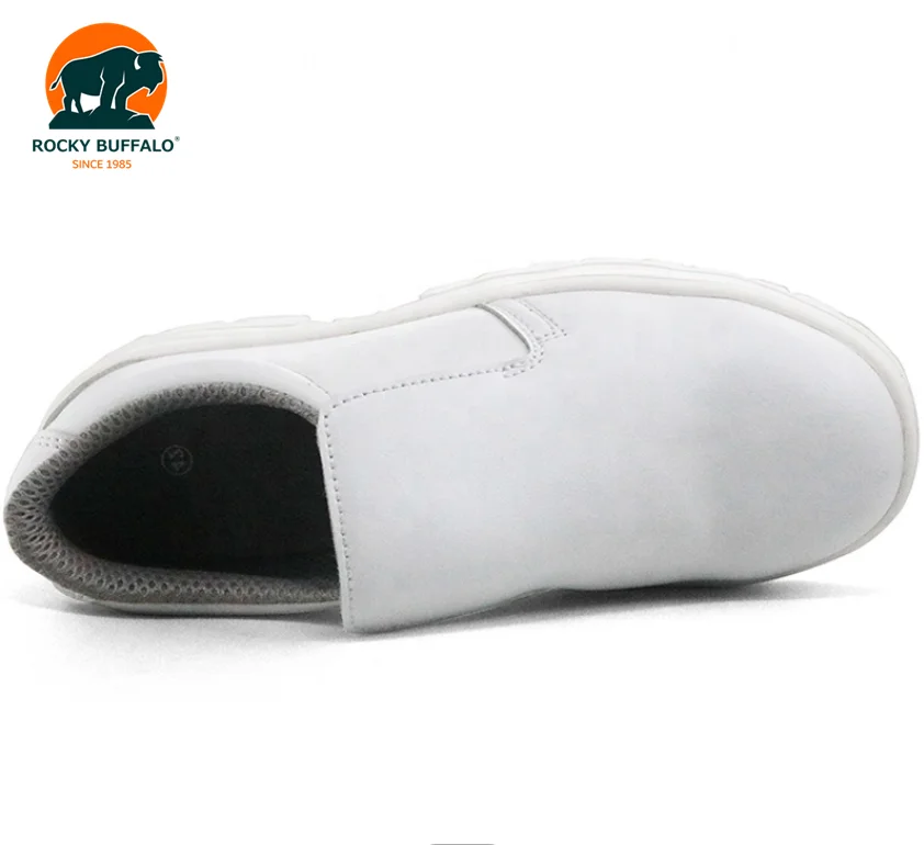 Rocky Buffalo Without Shoelaces Custom Nurse Safety Shoes With Steel Toe/Steel Plate