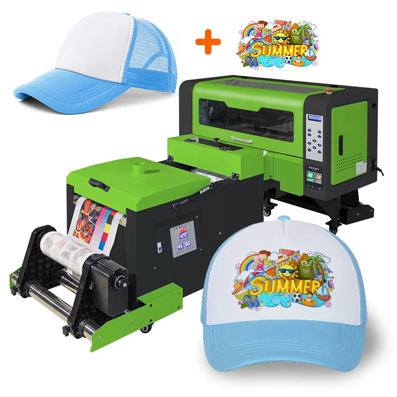 Popular T-shirt Printing Machine High Speed I3200 PET Film T-shirt DTF Printer A2 60cm Online Offline Support