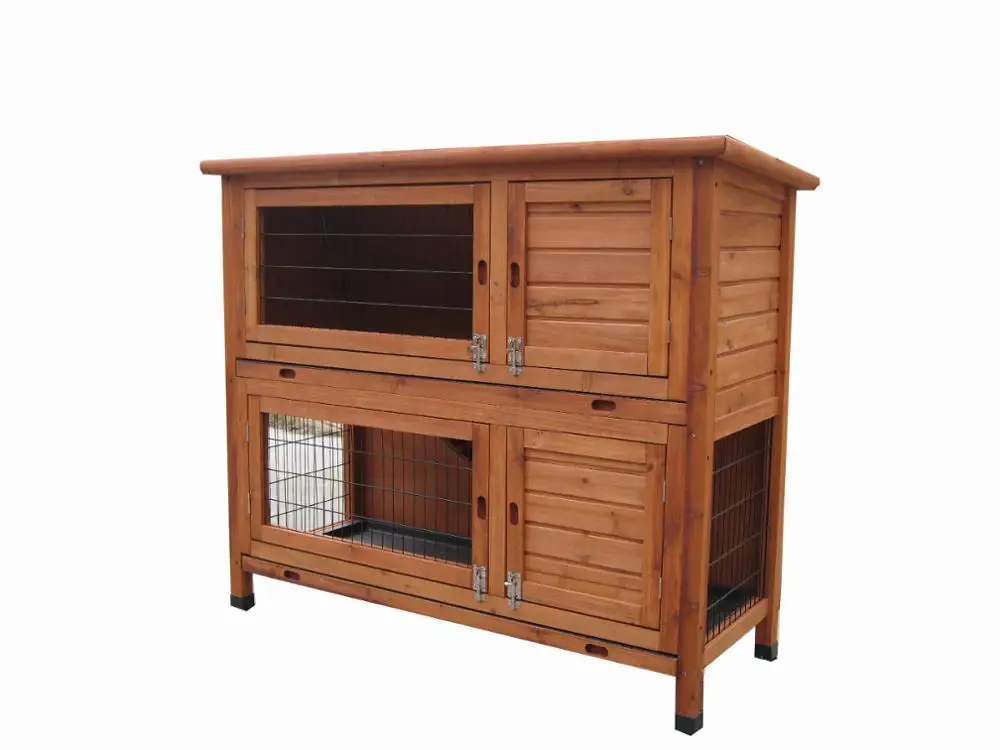 outdoor yard hedgehog hamsters quail chinchilla gerbil ferret pet crate Wire pet Rabbit Hutch Cage Large Run Wooden Roof