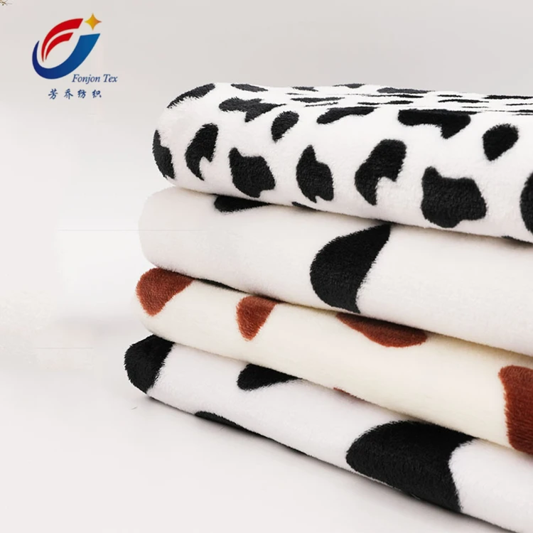 Фланелевая флисовая 100% полиэфирная ткань из микрофибры с принтом для матраса