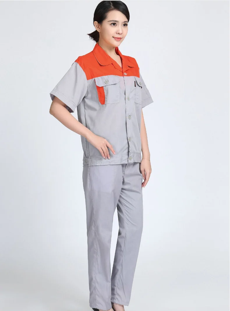 Cyalaa Wholesale Customized Facotory Sale  Summer Work Uniform  Unisex