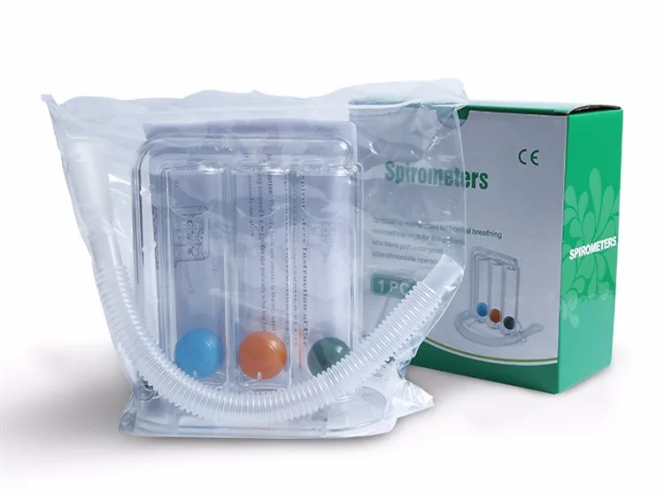 
Cheap High Quality Medical Ball Spirometer for Breathing Trainer 