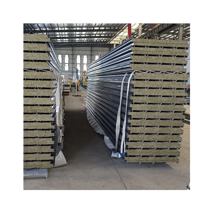 Wall And Roof Foam Insulation sip prefabricated 3d Eps Wall Panels Rock Wool PU PIR EPS Sandwich Panels Polyurethane Wall Panel