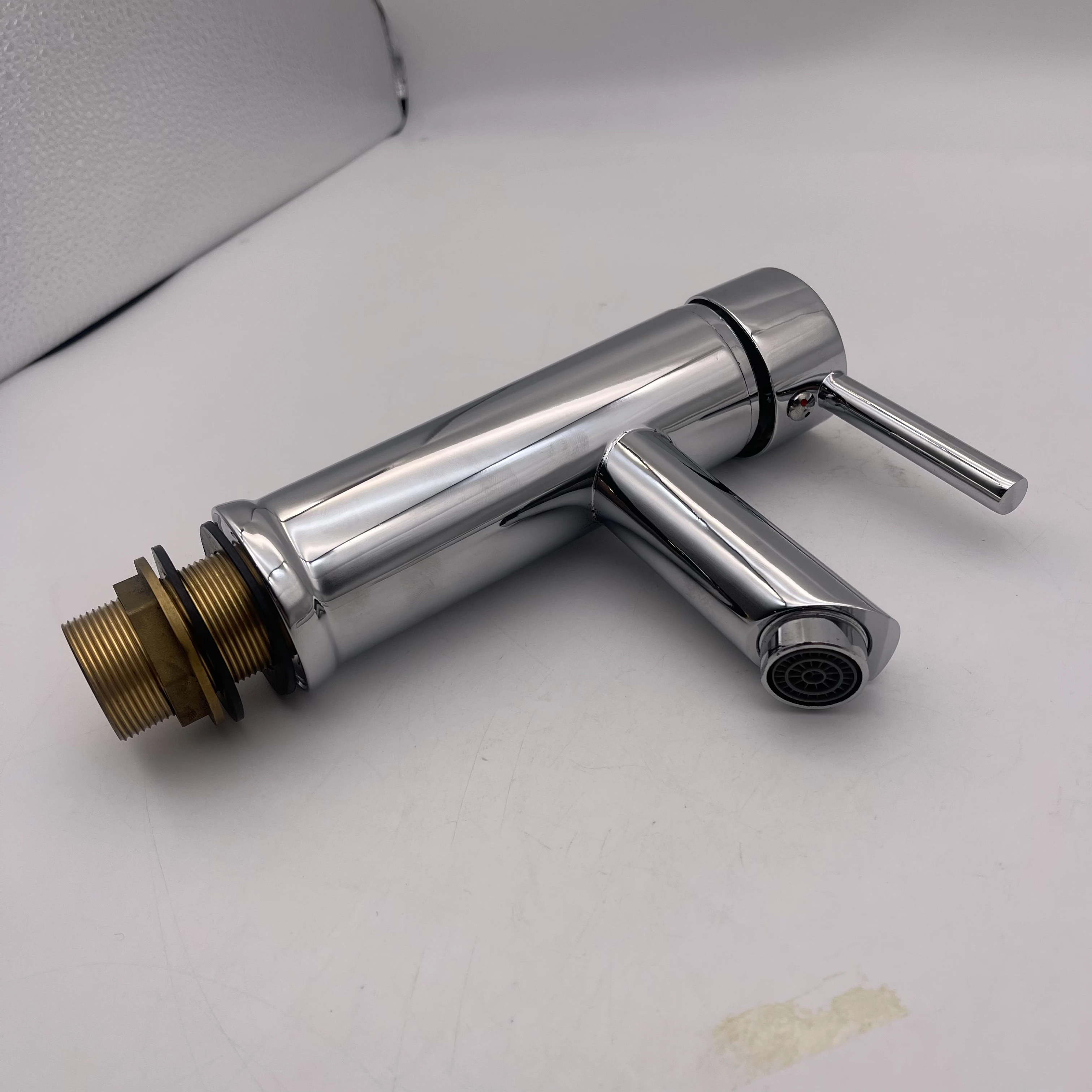 SAMBOTU Bathroom mixer tap with temperature display Basin faucet rotary switch adjust cold & hot water