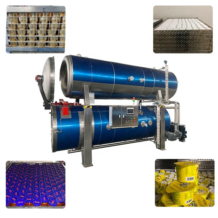 High quality continuous distillation sterilization machine food sterilization machine price