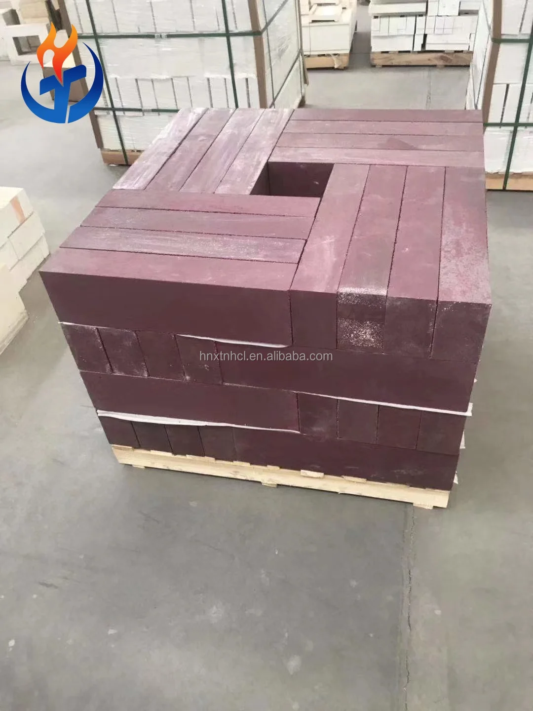 Popular Fused Cr Corundum Refractory Bricks High Purity Chrome Corundum Bricks for Zinc Smelting Furnace