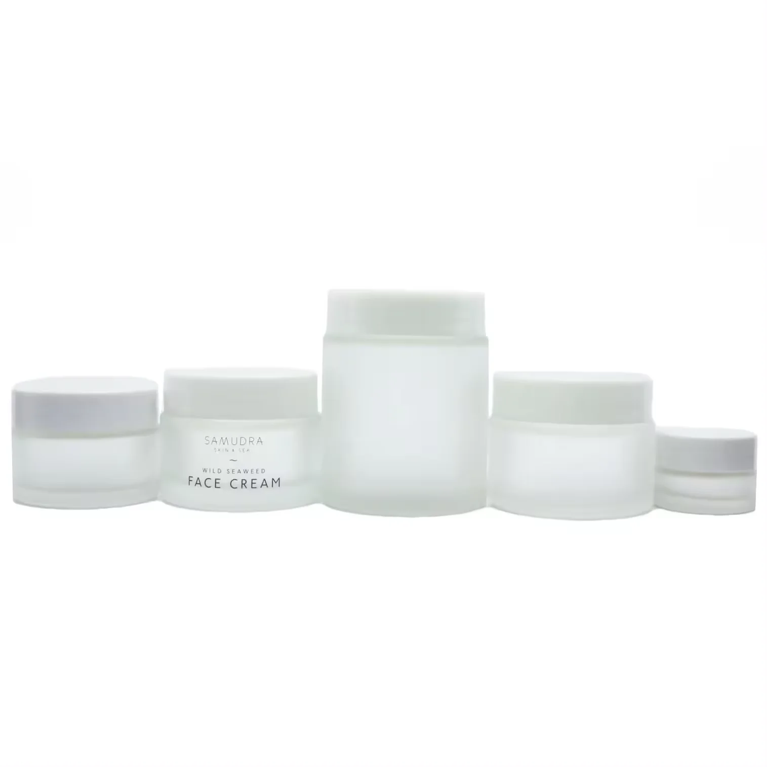 10g 20g 30g Luxury Cosmetic White  PP Plastic Cream Jar for Skin Care Cream