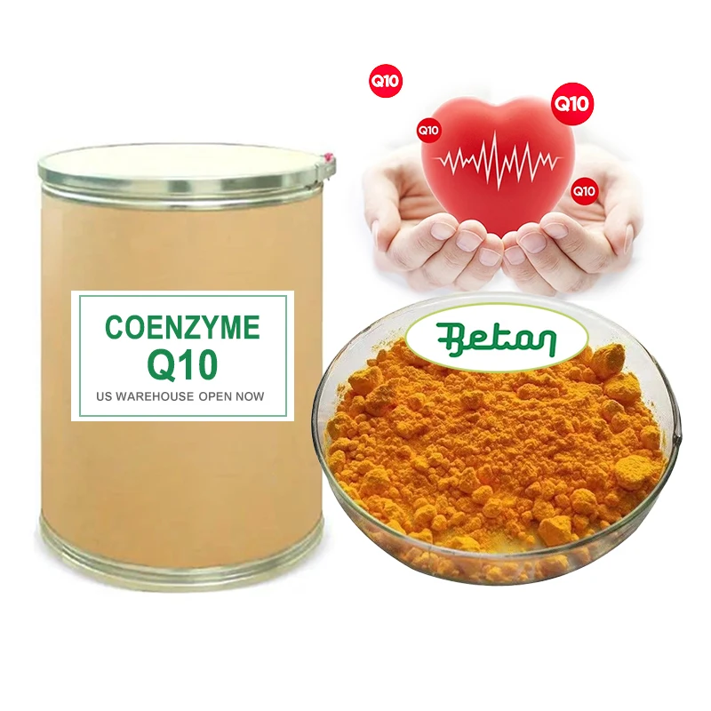 98% Pure Ubiquinone10 Coenzyme Q10 Powder Coenzyme Powder 99 Ubiquinone Bulk