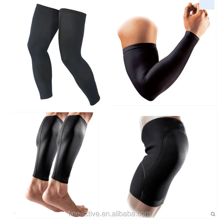 Private Label Custom Copper Calf Ankle Brace Arm Elbow Knee Compression Sleeve Support