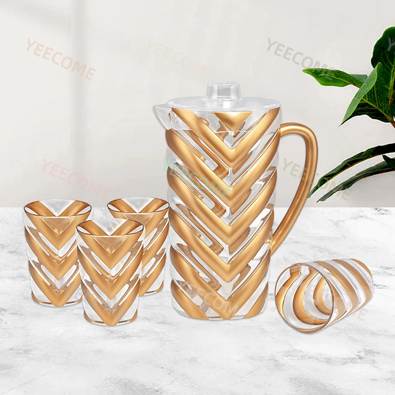 Акриловый кувшин для воды, 5 шт., 2,5 литров