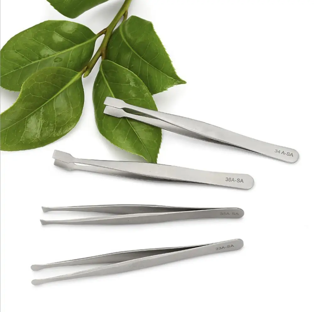 33-SA 34-SA 35-SA 36-SA Stainless Steel Stamp Tweezers