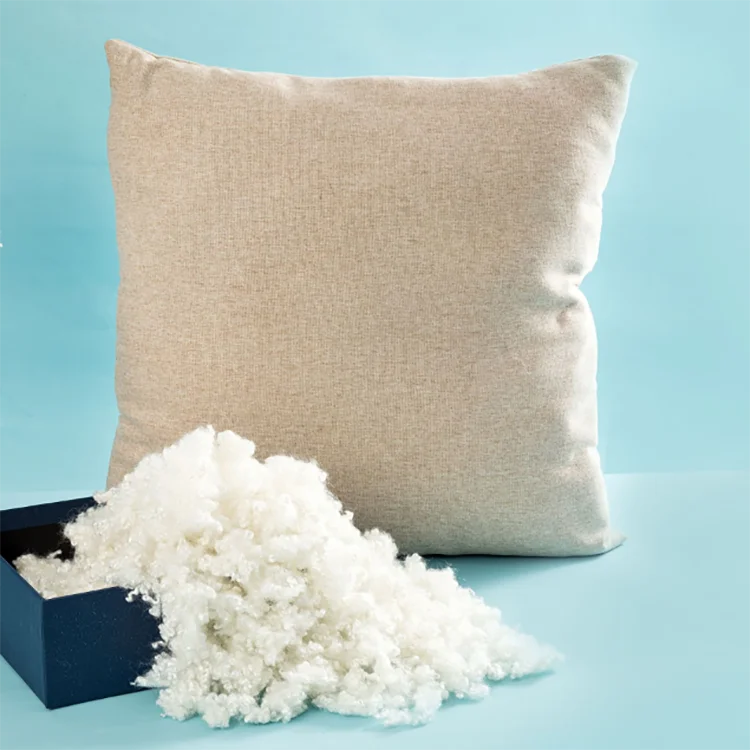 7D 64mm HCS wholesale recycled polyester staple fiber for Pillow and sofa filling