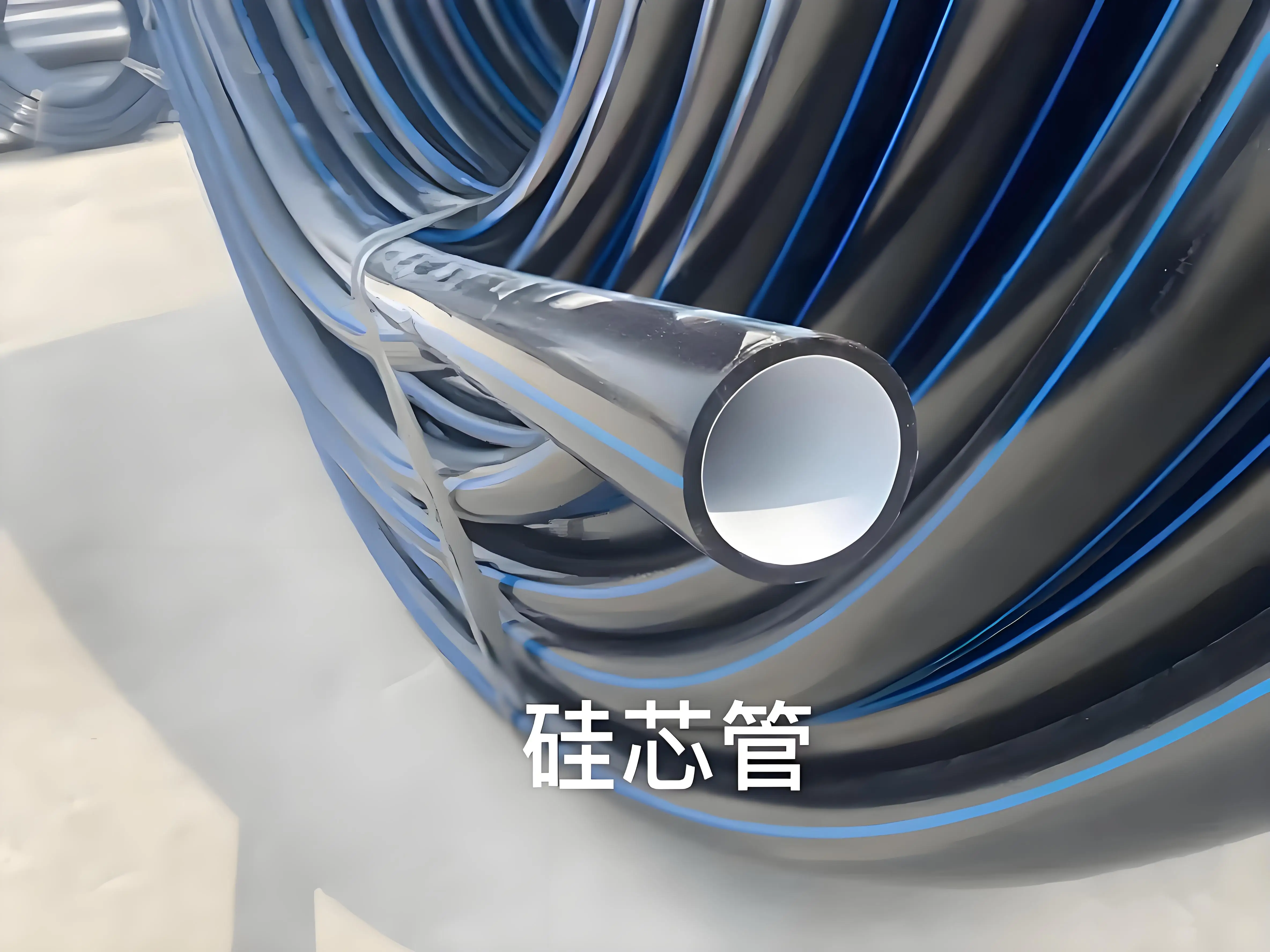 High Pressure Flexible Silicon Core HDPE/UPVC/PP Water Irrigation Pipe Square-shaped with Molded High Feature for Industry Use
