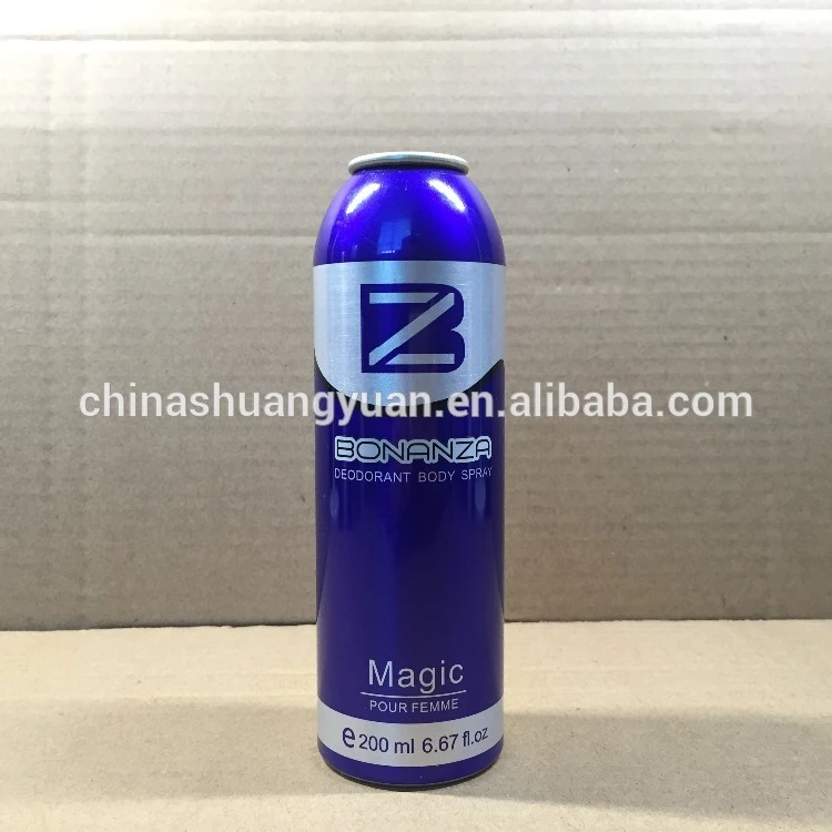 200 ml aluminum can cosmetics can for perfumed deodorant body spray
