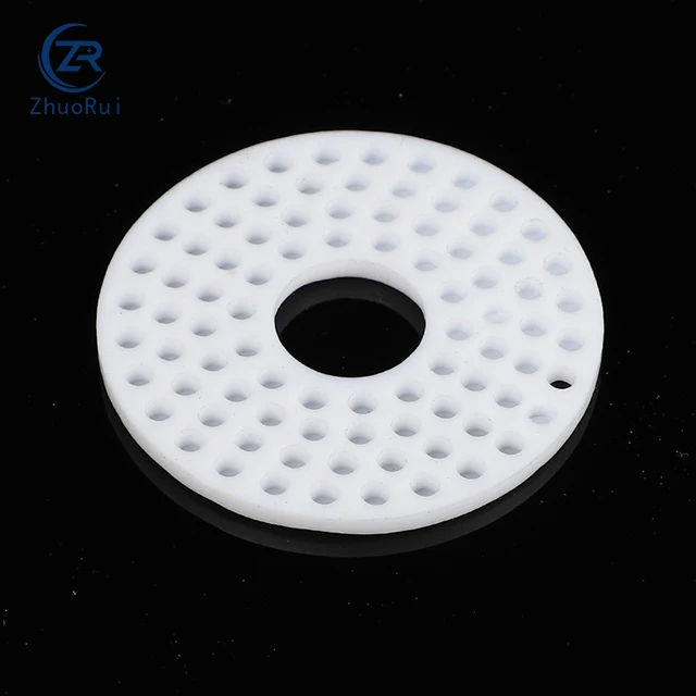 ptfe circular gasket plastic sealing ring milling precision CNC machining parts