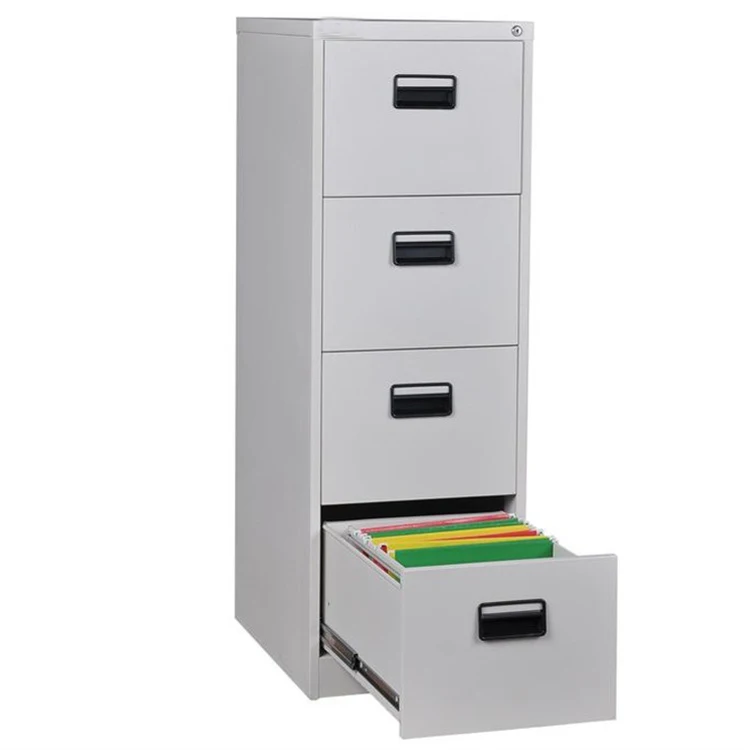 Cheap office furniture steel vertical 4 drawers filing cabinet Steel filing cabinet