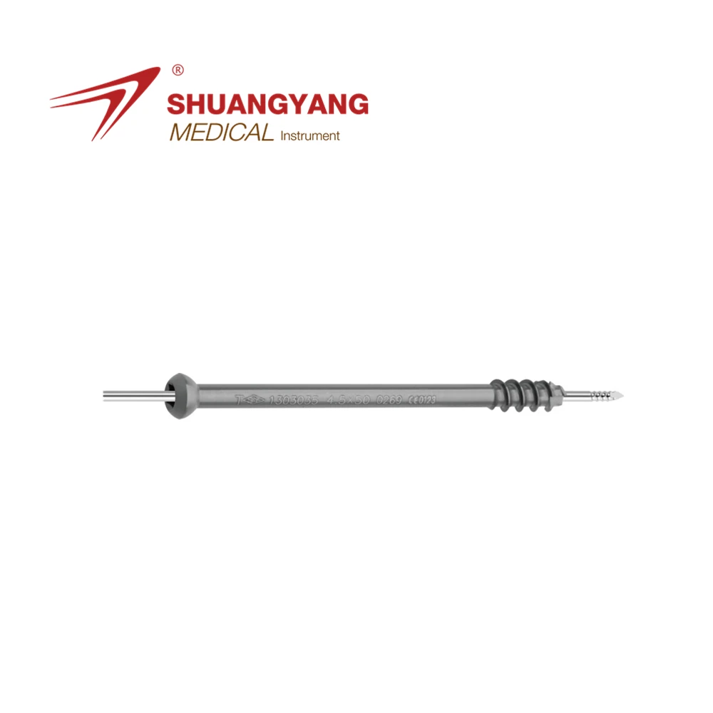 4.5 cannulated orthopedic implant titanium alloy screw HAQ05 surgical cannulated quadrangle head nail