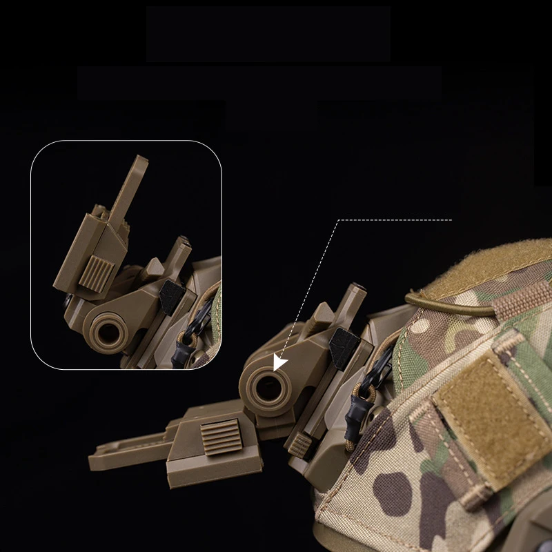 LUXUN L4G24 L4G19 FAST Adapter Head Mounted NVG Holder Helmet Accessories NV8000 PVS14 PVS15 PVS31 PVS18 Night Vision Bracket