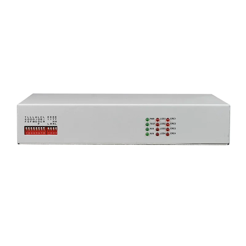 High Performance Ethernet over E1 Protocol Converter 4 Channel E1 to FE Interface Converter